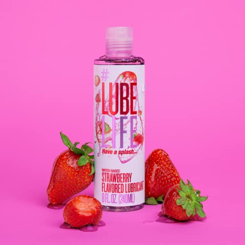 LubeLife Water-Based Watermelon Flavored Lubricant, Personal Lube