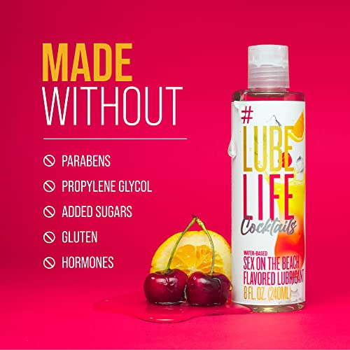 LubeLife Water-Based Watermelon Flavored Lubricant, Personal Lube